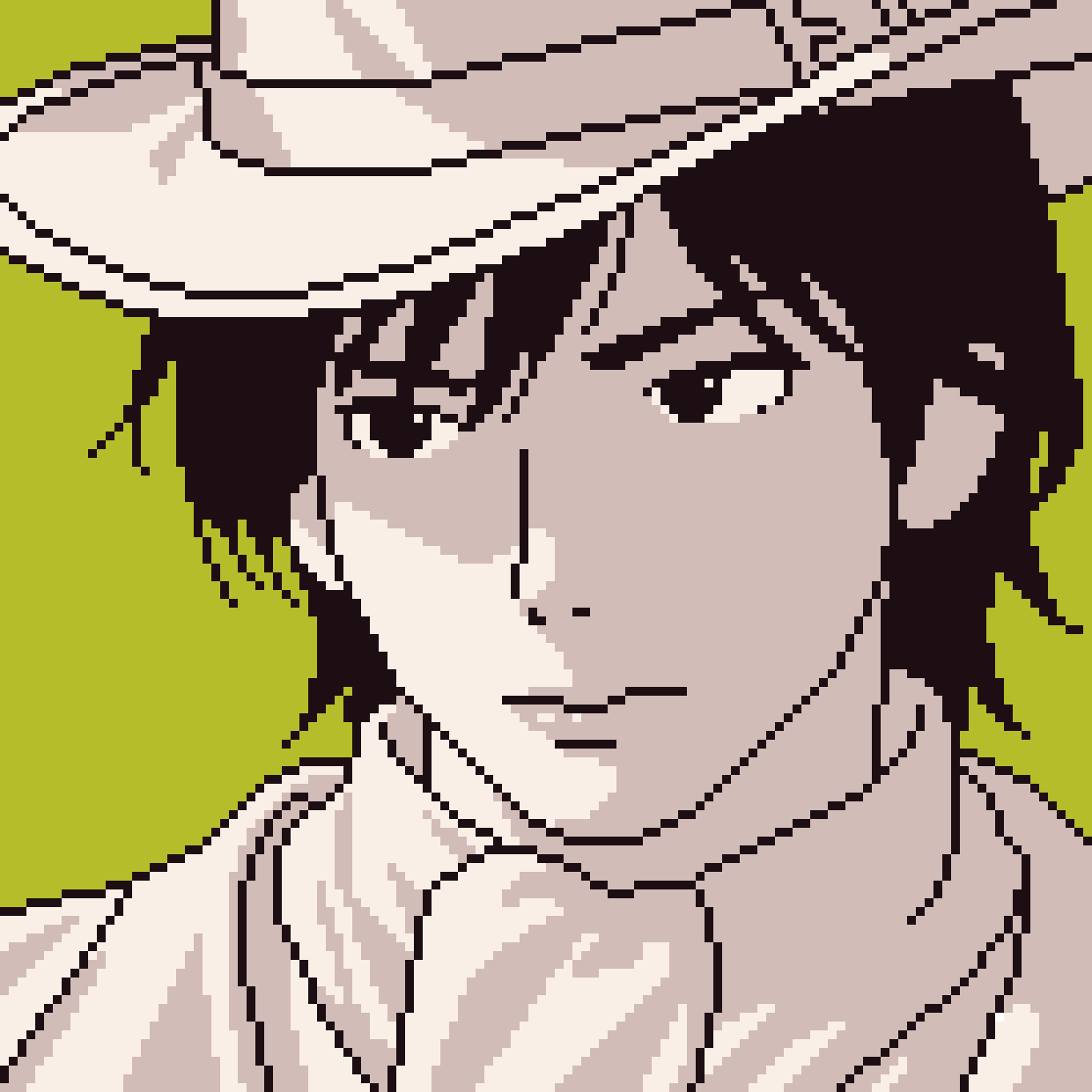 Cowboy — pixel art