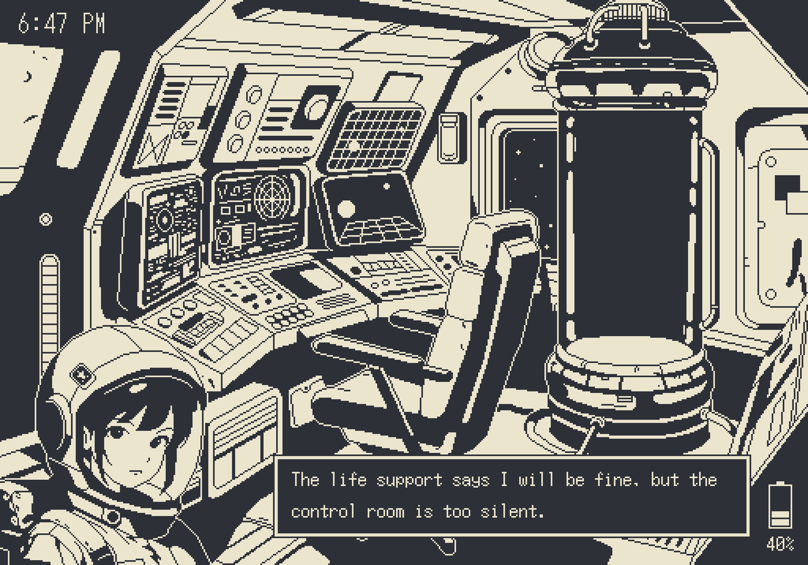 In Space — pixel art