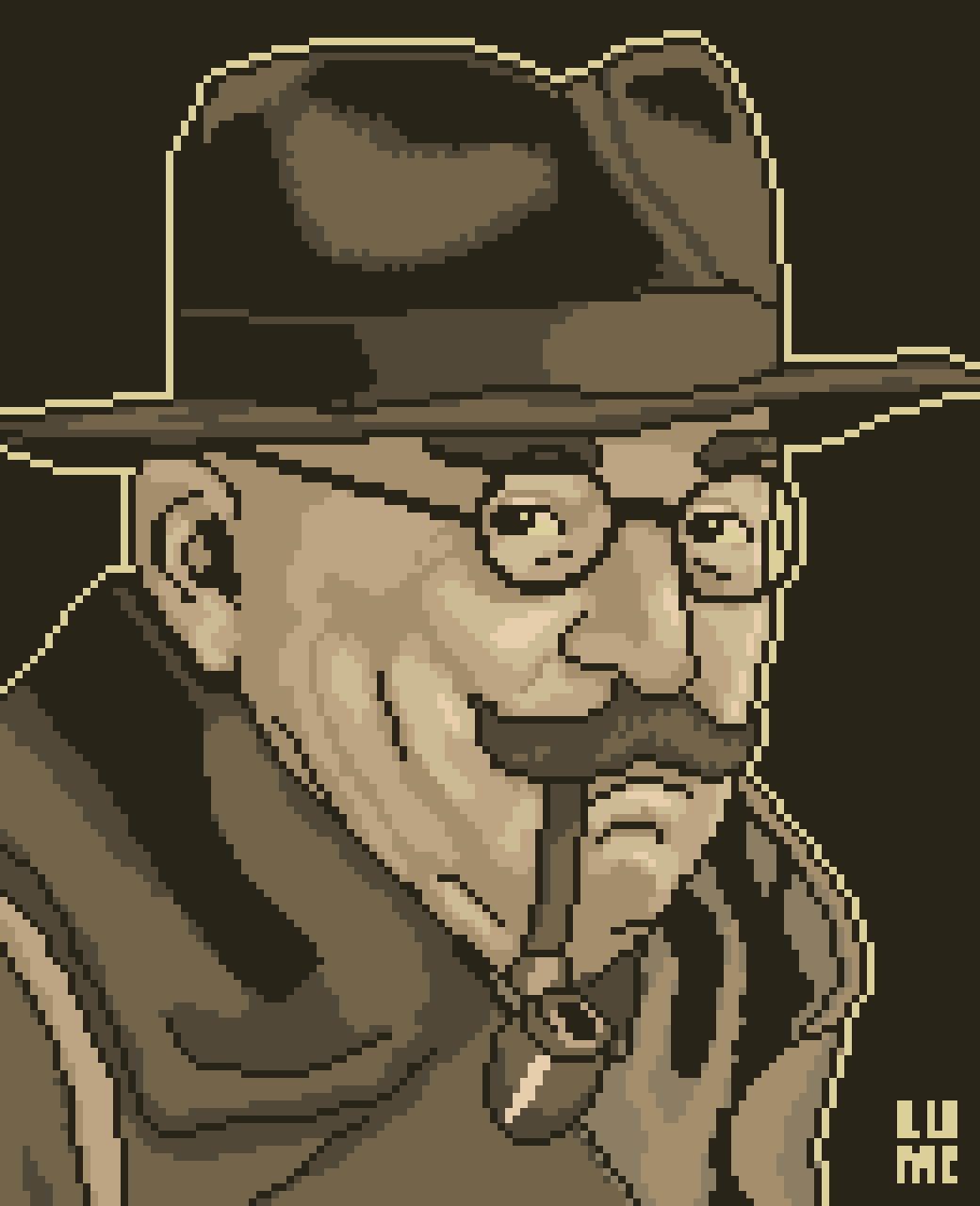 Old Man — pixel art